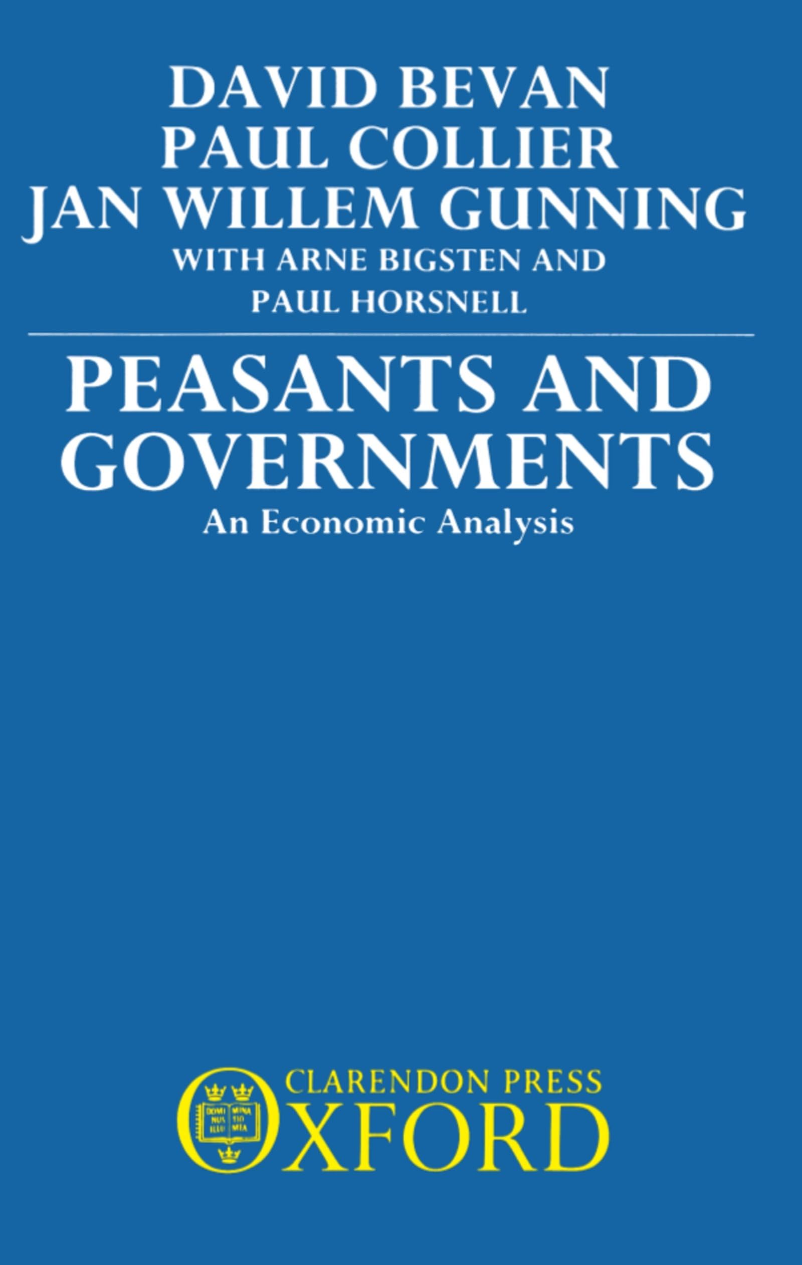 Peasants and Governments: An Economic Analysis