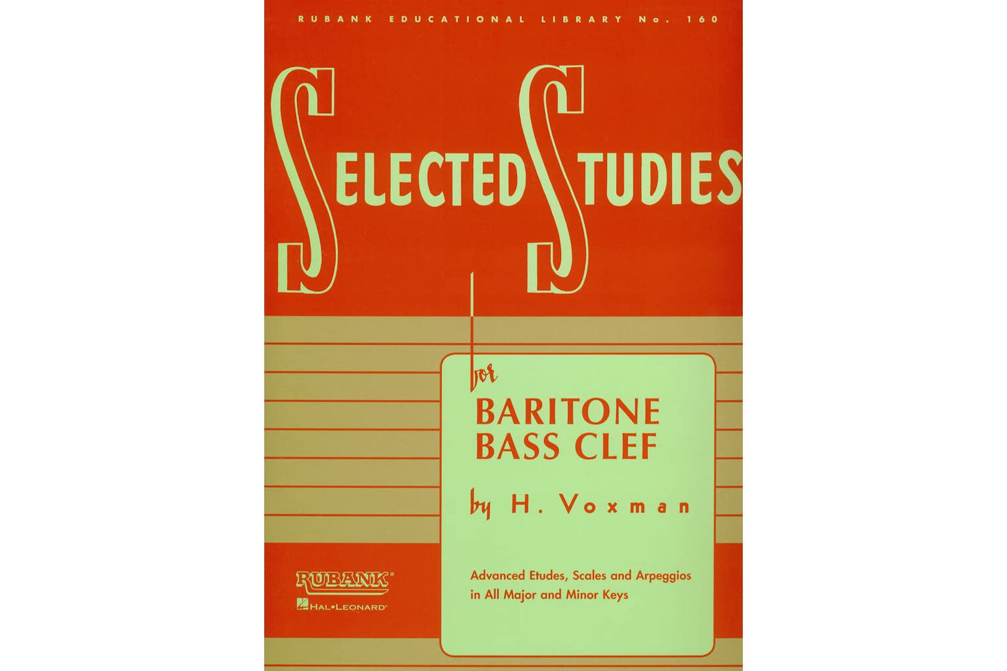 Selected Studies for Baritone BC  Advanced Brass Method Etude and Technique Book for Baritone Horn and Euphonium  Full-Page Key-Centered Studies with Scale and Arpeggio Exercises