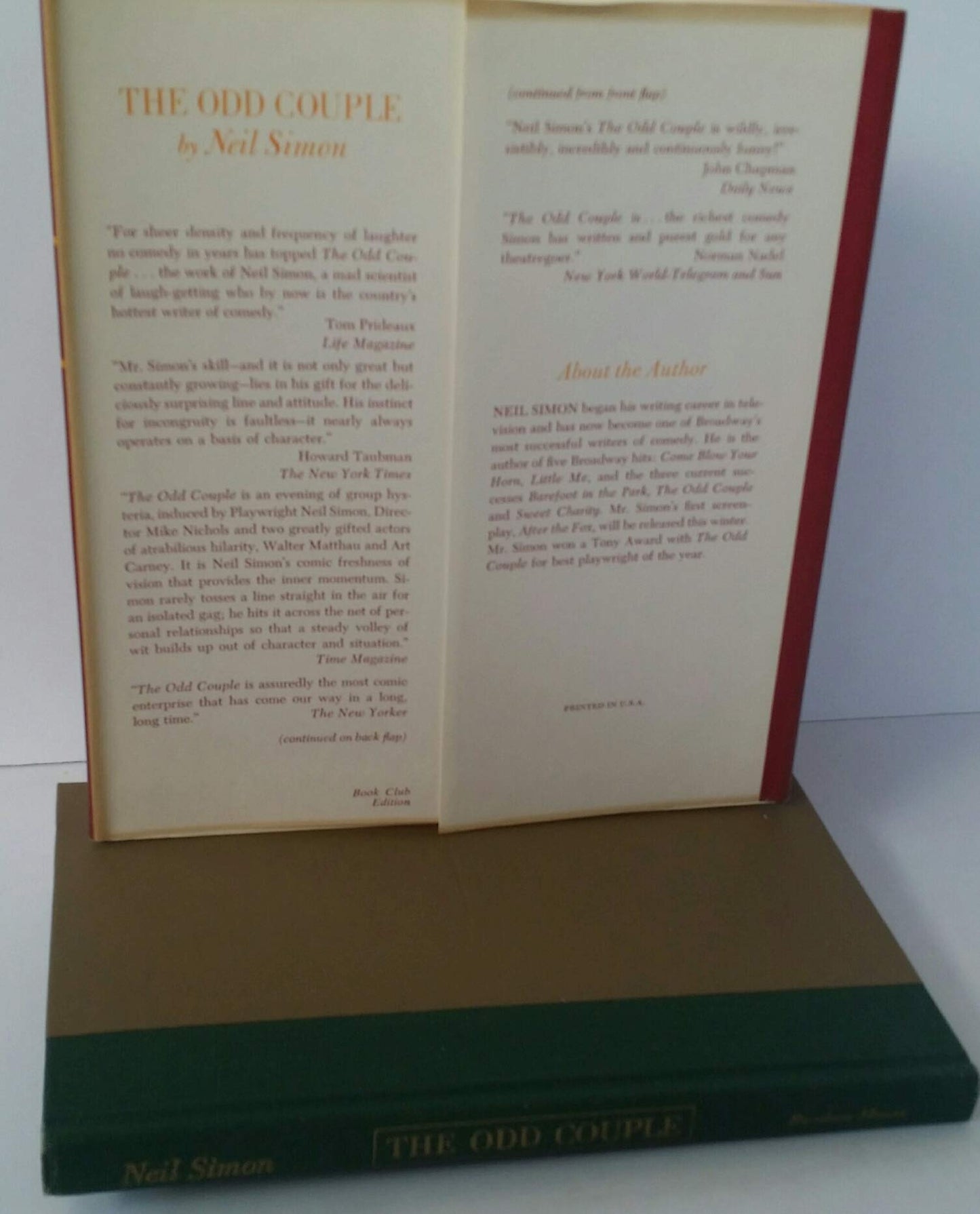 Odd Couple by Neil Simon (New)