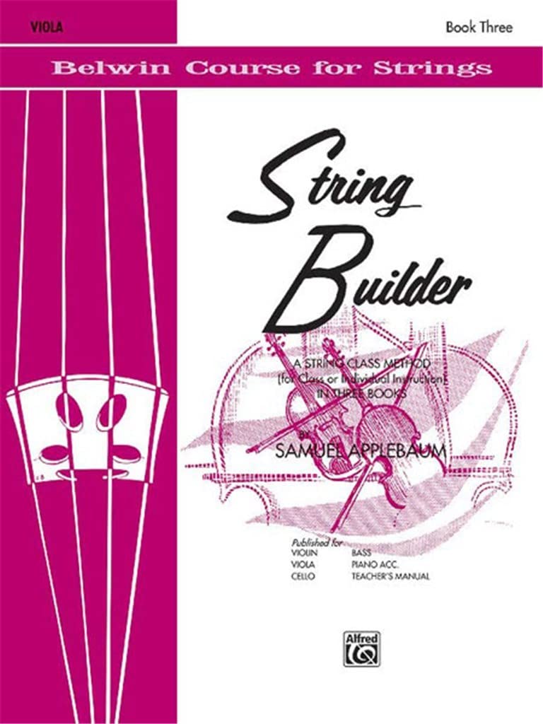 String Builder, Bk 3: A String Class Method (for Class or Individual Instruction) - Viola (Belwin Course for Strings, Bk 3)