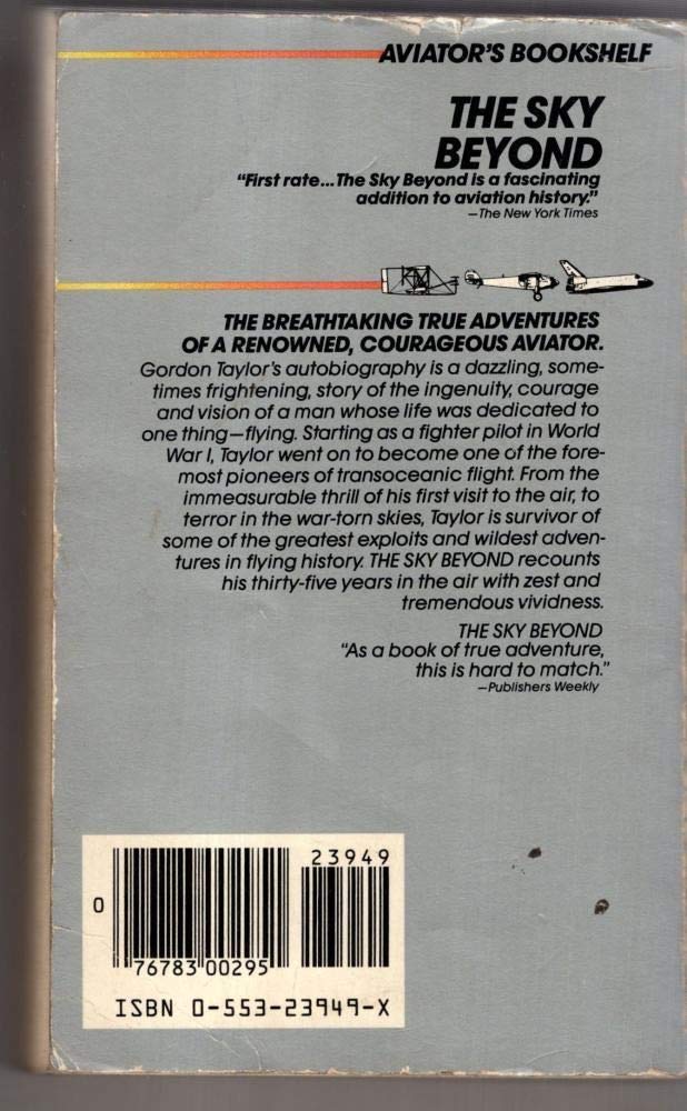 The Sky Beyond (Air and Space) by Gordon Taylor