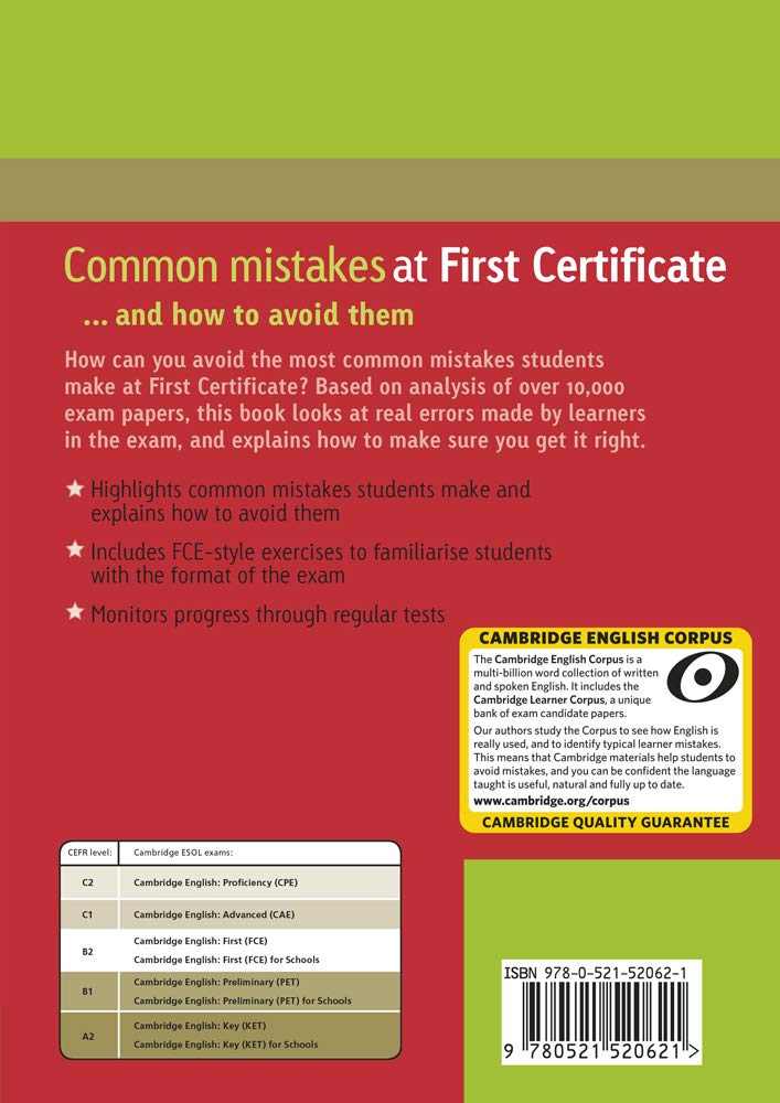 Common Mistakes at First Certificate and How to Avoid Them