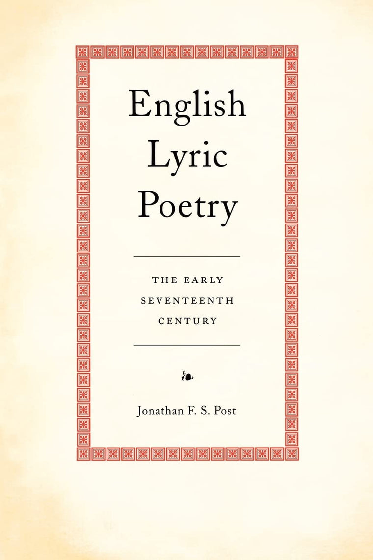 English Lyric Poetry (Early Seventeenth Century)