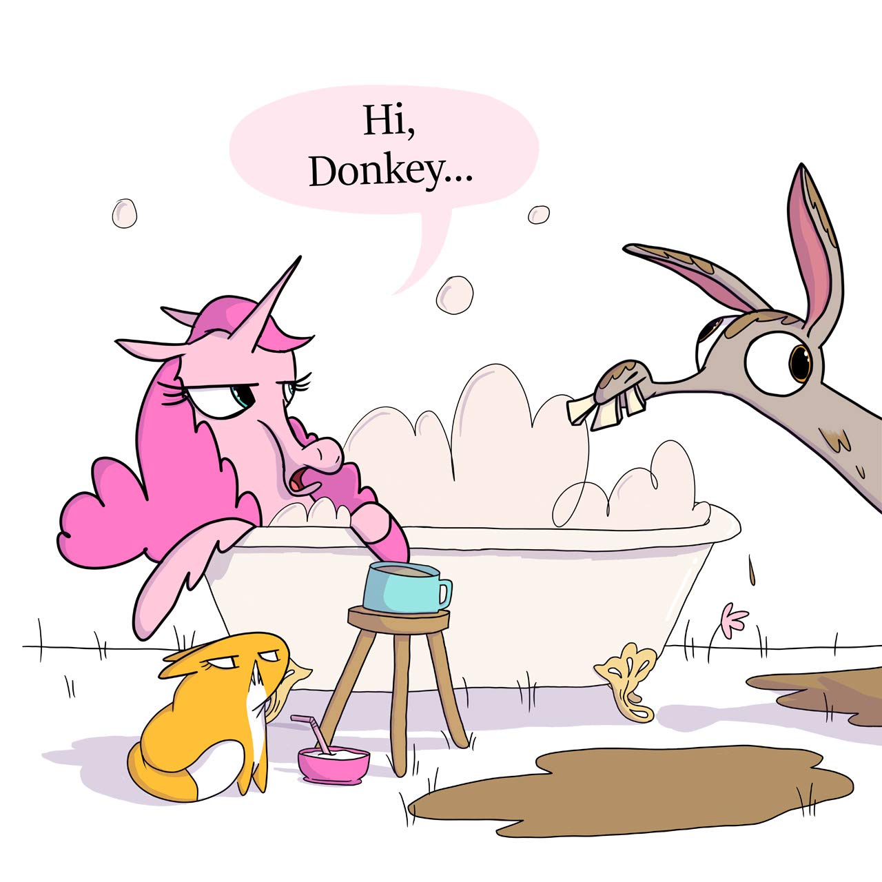 Donkeys cant take bubble baths!: A Hilariously Silly Story about Being Open-Minded and Trying New Things