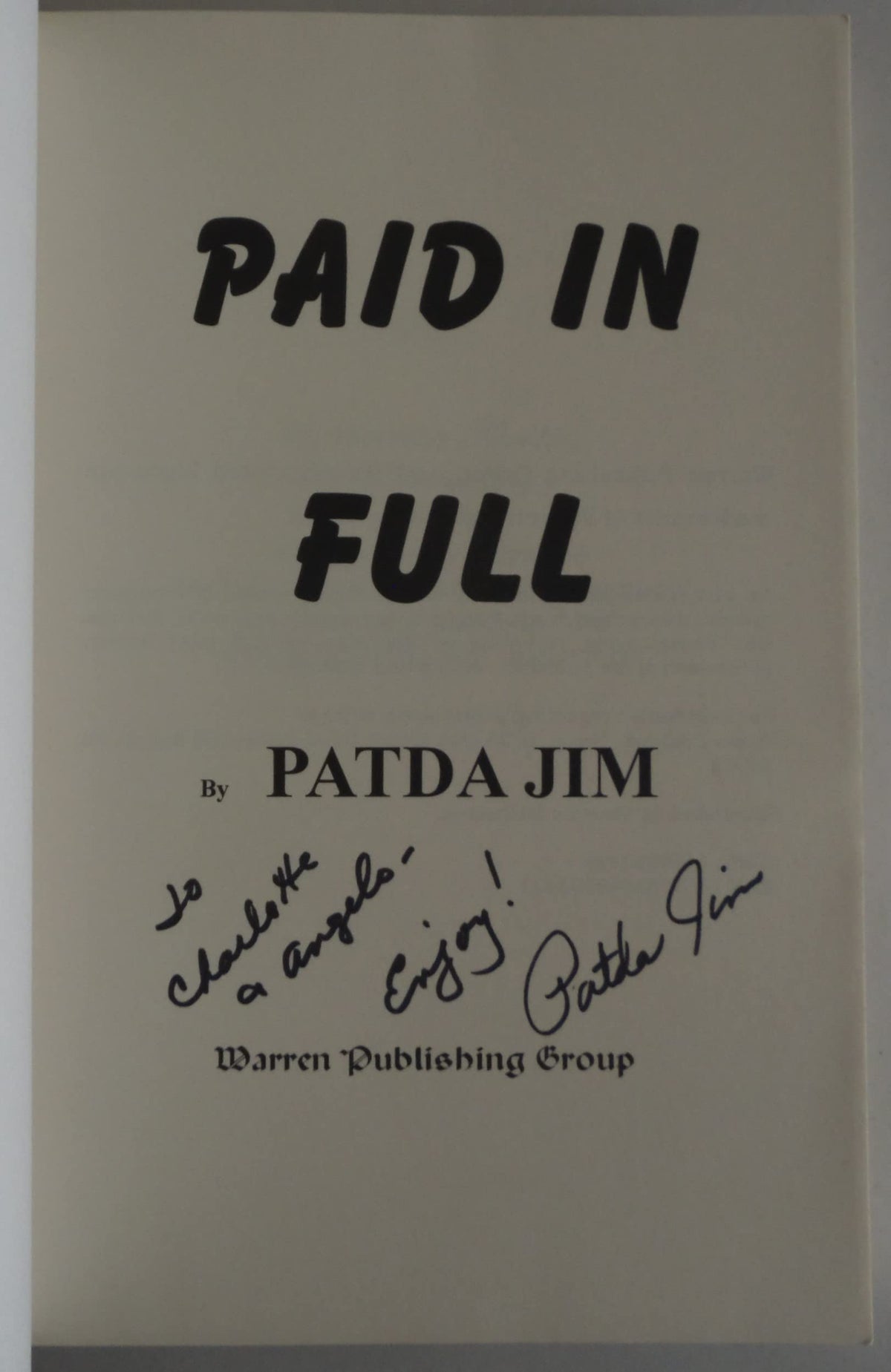 Paid In Full