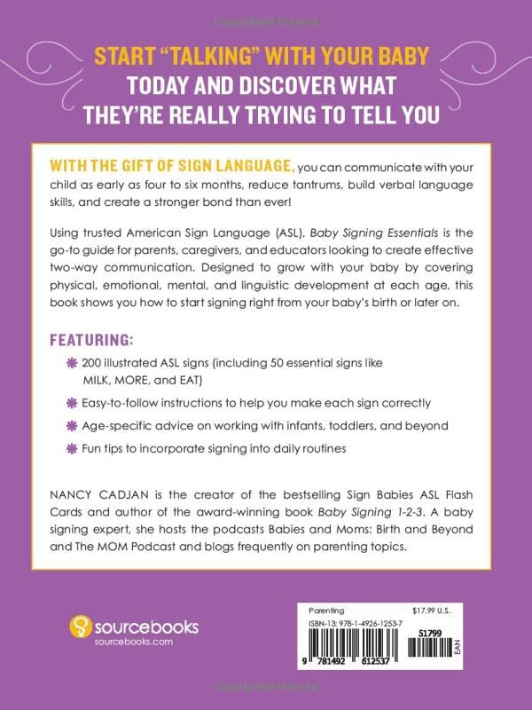 Baby Signing Essentials: Easy Sign Language for Every Age and Stage (200 Illustrated ASL Signs for Two-Way Communication)