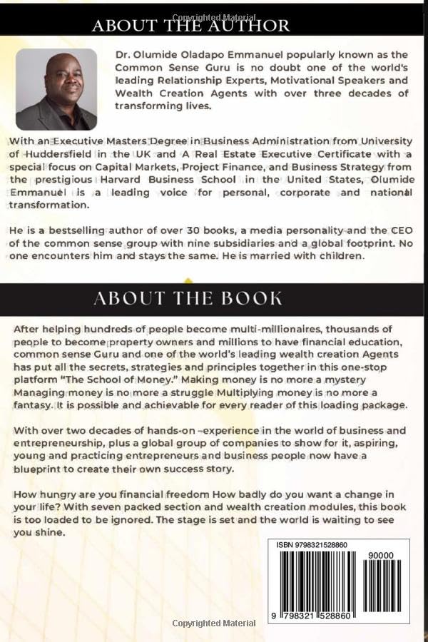 The School of Money: How to Make, Manage and Multiply Your Money