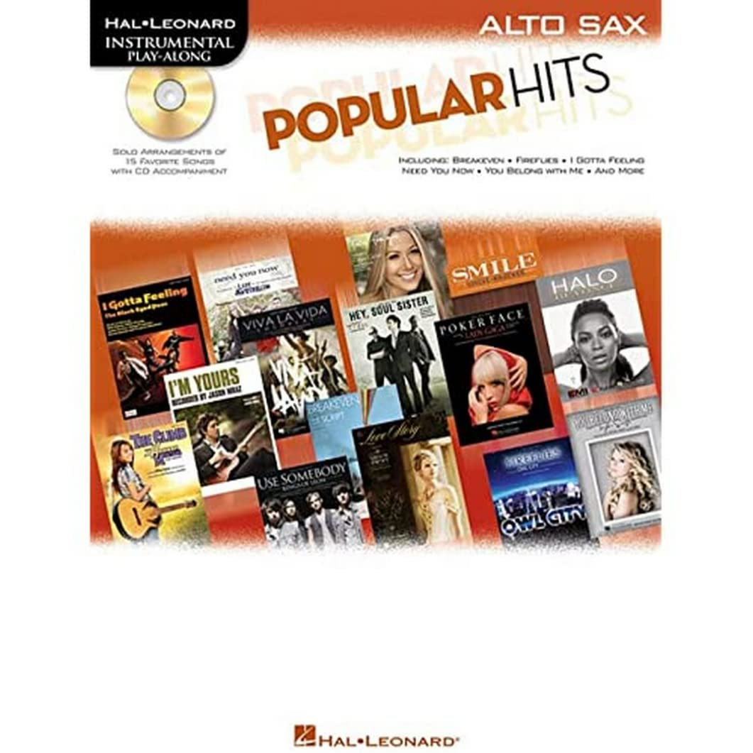 Popular Hits Instrumental Play-Along for Alto Sax Book/Online Audio (Hal Leonard Instrumental Play-along)