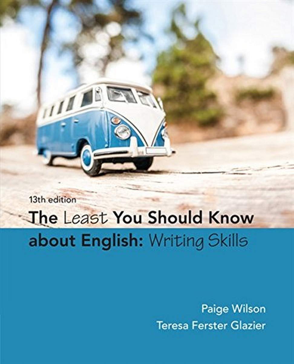 The Least You Should Know About English: Writing Skills