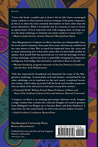 Composers On Music: Eight Centuries of Writings