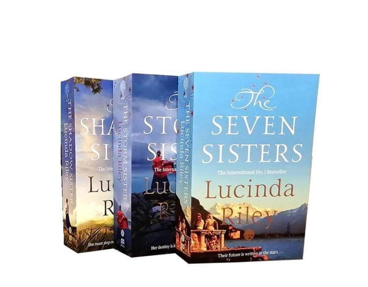Lucinda Riley The Seven Sisters Series collection set, The Seven Sisters, The Storm Sister, The Shadow Sister 3 books set
