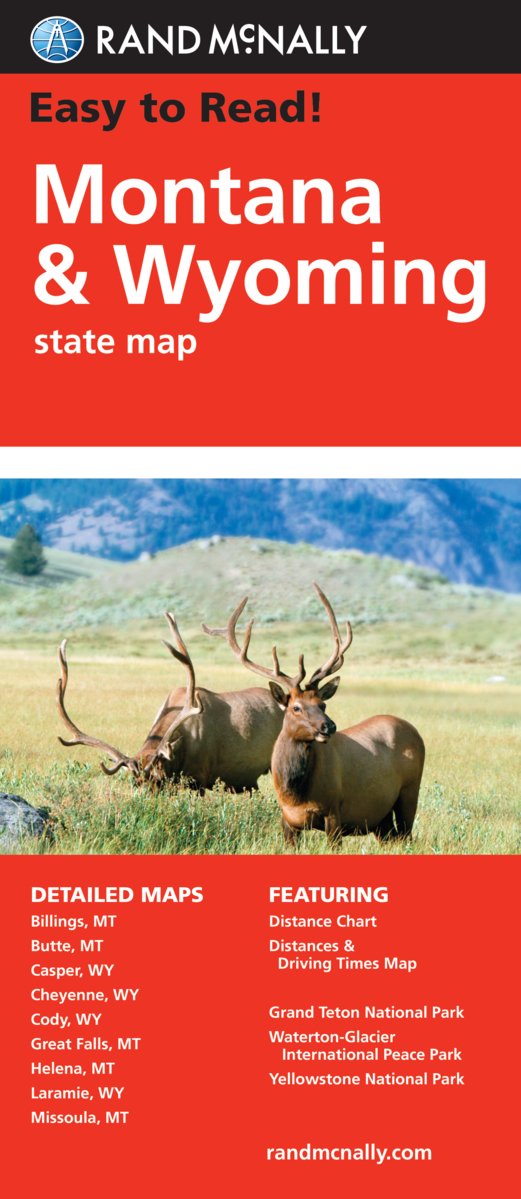 Easy To Read: Montana, Wyoming State (Rand Mcnally Easy to Read!)