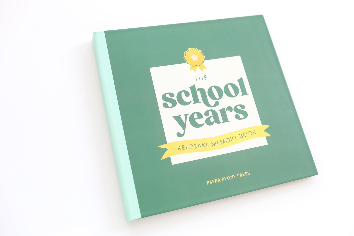 The School Memory Book: A Timeless School Years Memory Book for Preschool - 12th Grade Memories, Keepsakes and Cherished Moments (Storage Pocket Included)