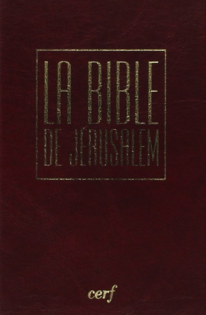 LA BIBLE DE JERUSALEM - VOYAGE - BORDEAUX SOUS ETUI