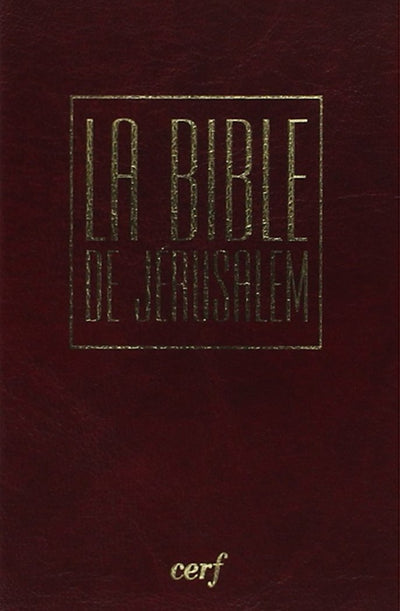 LA BIBLE DE JERUSALEM - VOYAGE - BORDEAUX SOUS ETUI