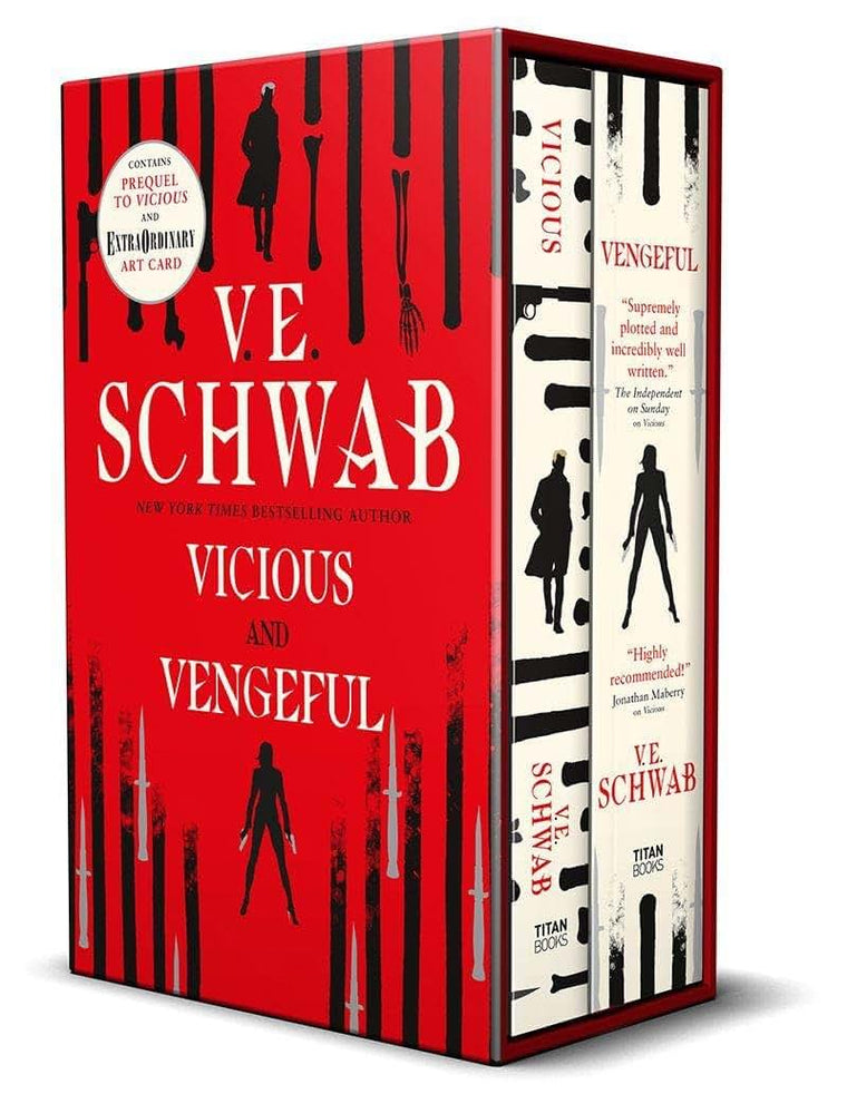 Vicious/Vengeful slipcase: V.E. Schwab
