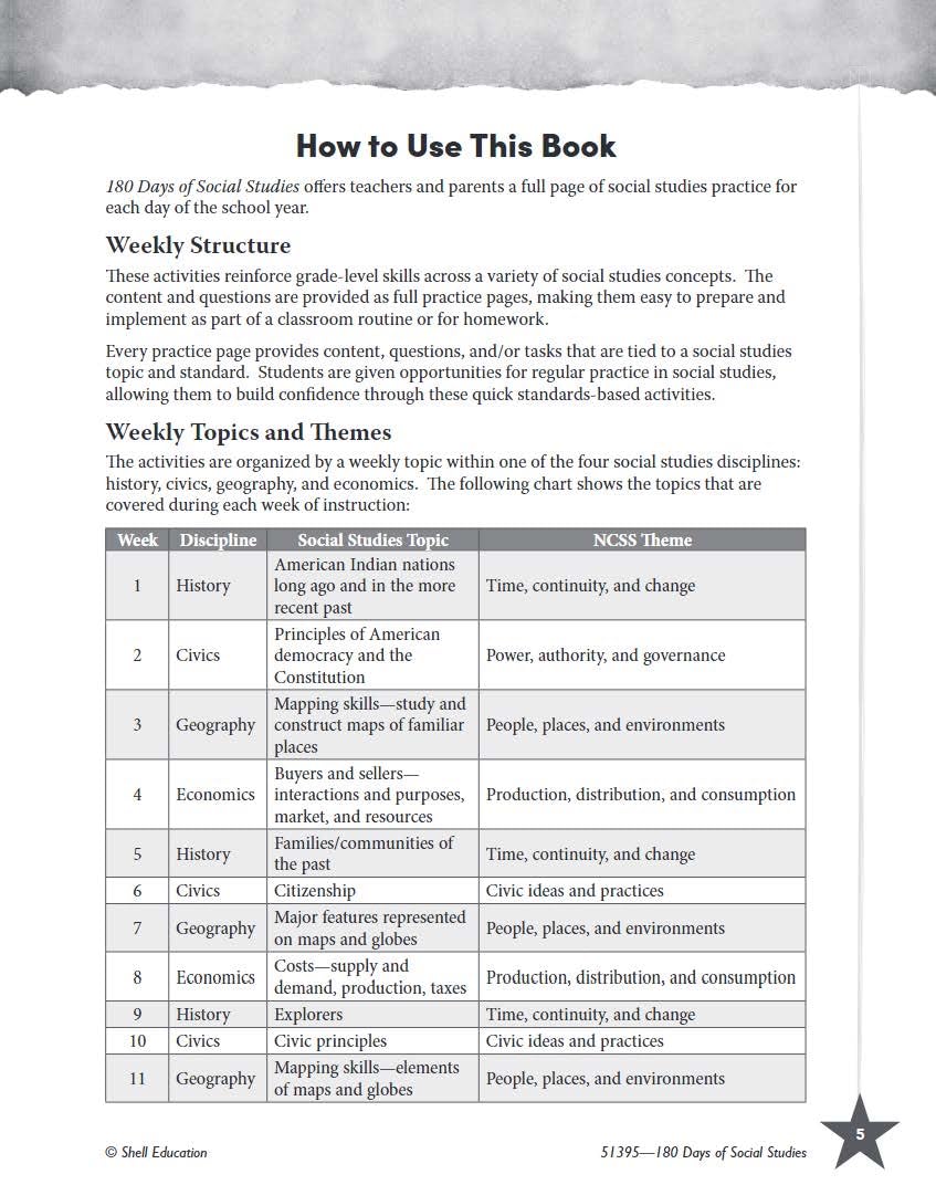180 Days?: Social Studies for Third Grade: Practice, Assess, Diagnose