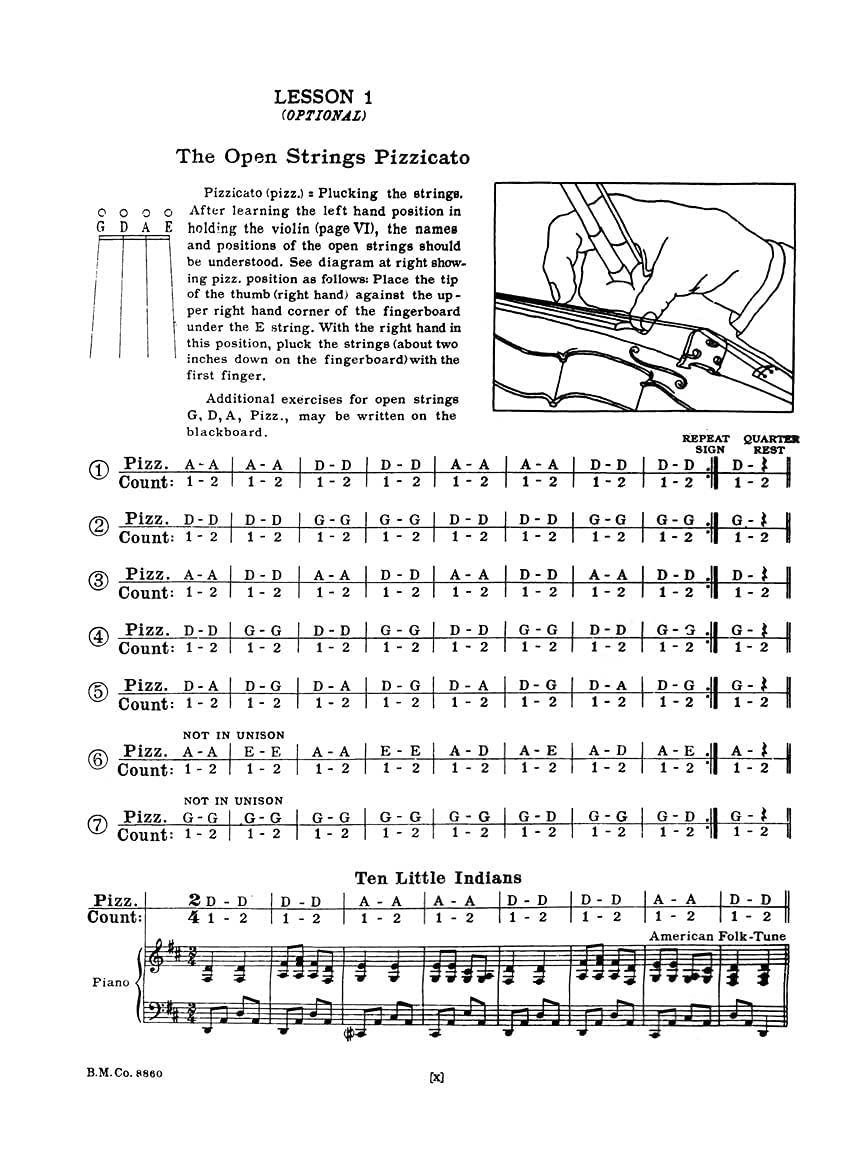 A Tune a Day - Violin: Book 1 - Violin Music Book with Lessons, Illustrations, Explanations, and More - Easy-to-Read Violin Book for Beginners
