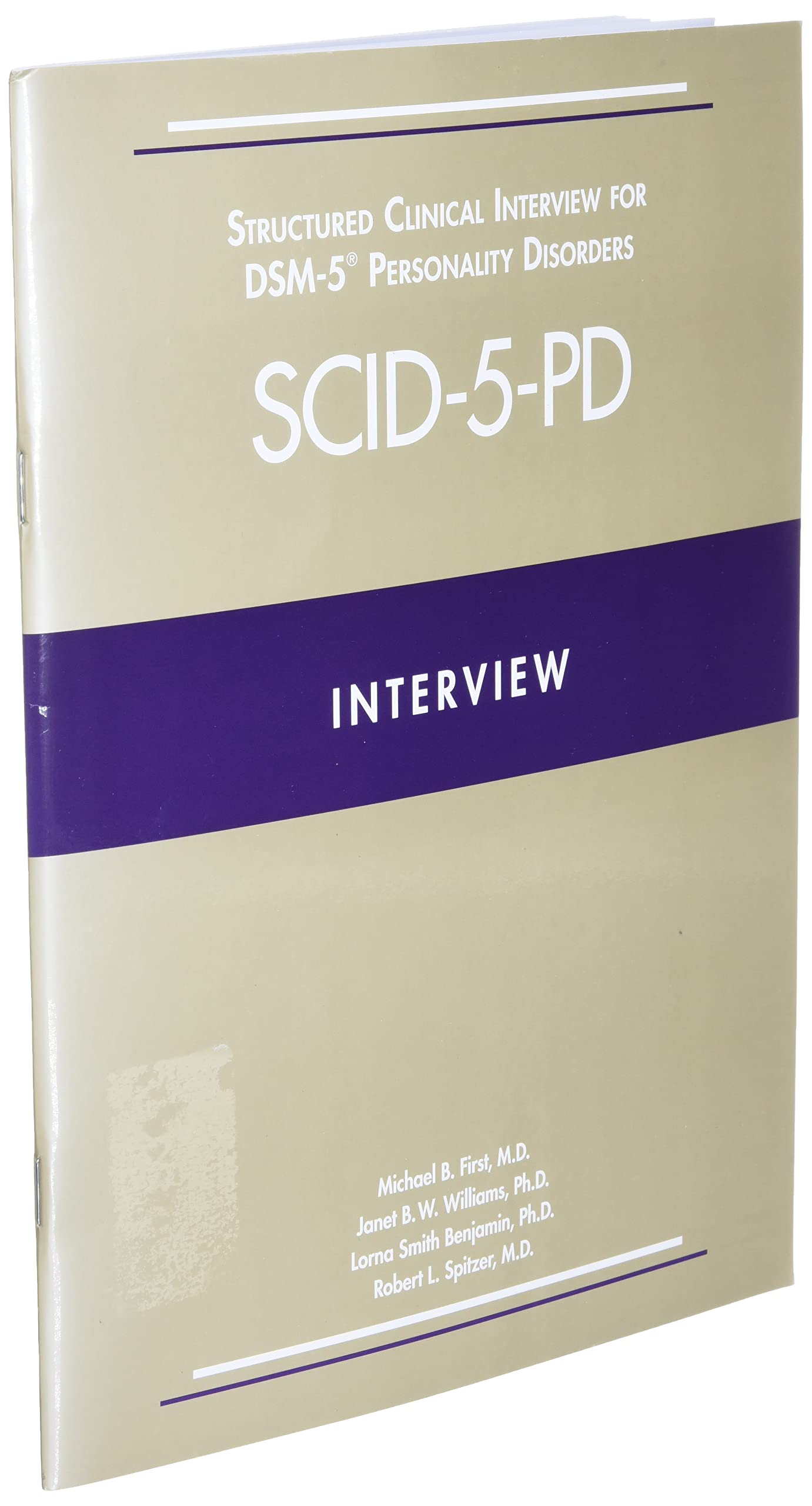 Structured Clinical Interview for Dsm-5(r) Personality Disorders (Scid-5-Pd), includes Screening Personality Questionnaire (SCID-5-SPQ)
