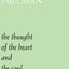 The Thought of the Heart, and, The Soul of the World