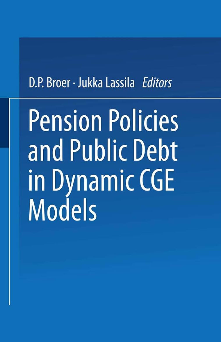 Pension Policies and Public Debt in Dynamic CGE Models (Series a / Etla,)
