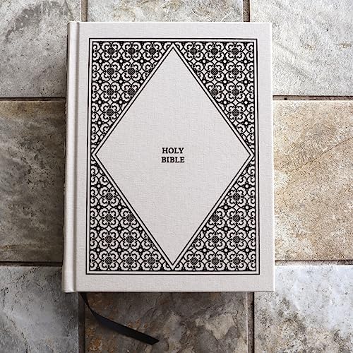 NRSVue, Holy Bible with Apocrypha, Journal Edition, Cloth over Board, Cream, Comfort Print