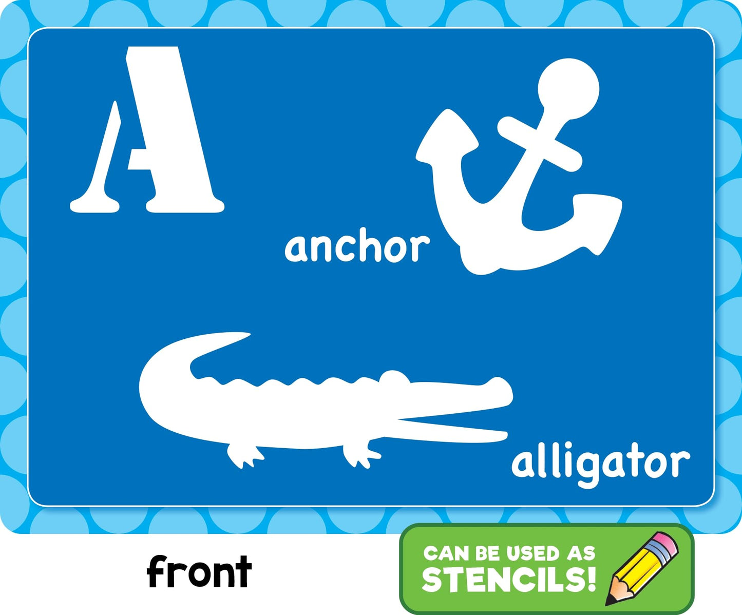 School Zone Bedtime Alphabet Light-Up Learning Cards: 32 Interactive Flash Cards, Preschool, Kindergarten, Letter & Word Recognition, Shadow Play, Mini Flashlight Included