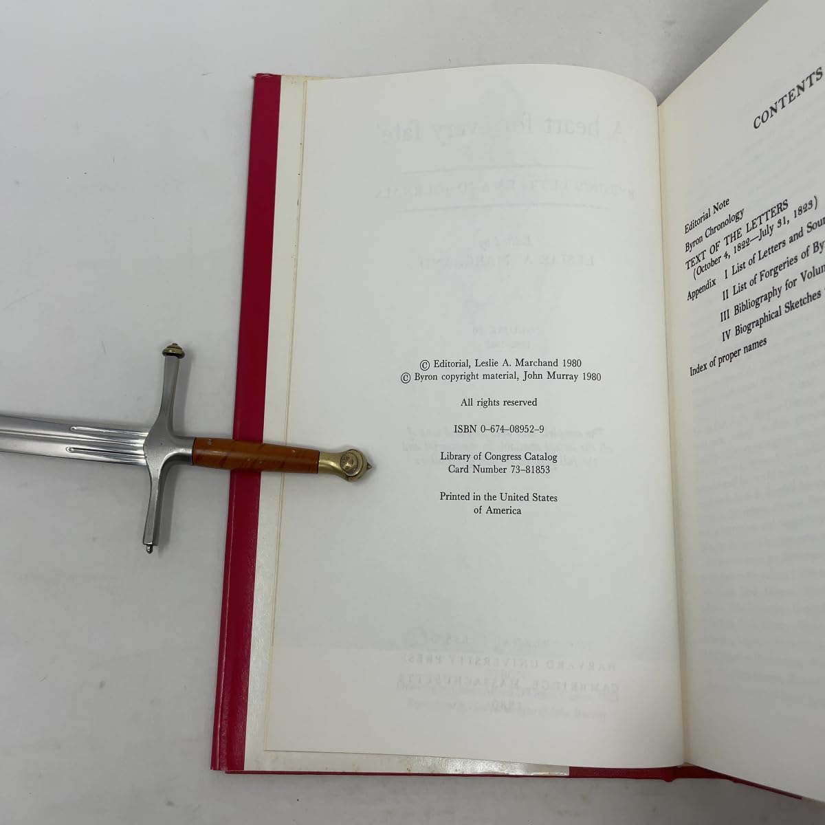 A heart for every fate, 1822-1823 (Volume X) (Byron's Letters and Journals)