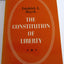 The Constitution of Liberty