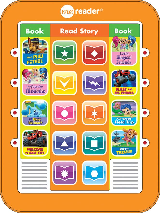 Nickelodeon Paw Patrol, Blue?s Clues, Bubble Guppies, and More! - Me Reader Electronic Reader 8-Book Library - PI Kids