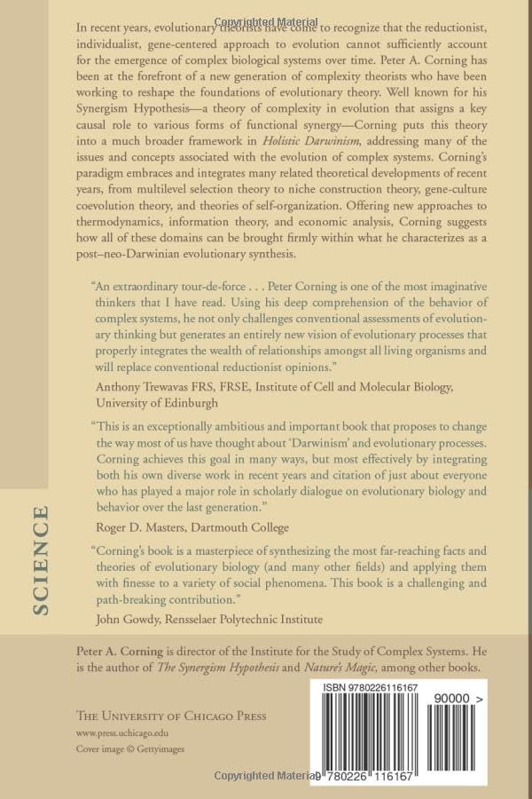 Holistic Darwinism: Synergy, Cybernetics, and the Bioeconomi