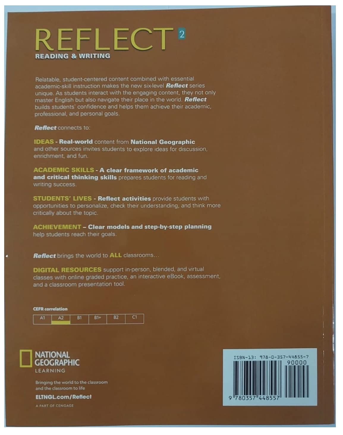 Reflect Reading & Writing 2 with the Spark platform