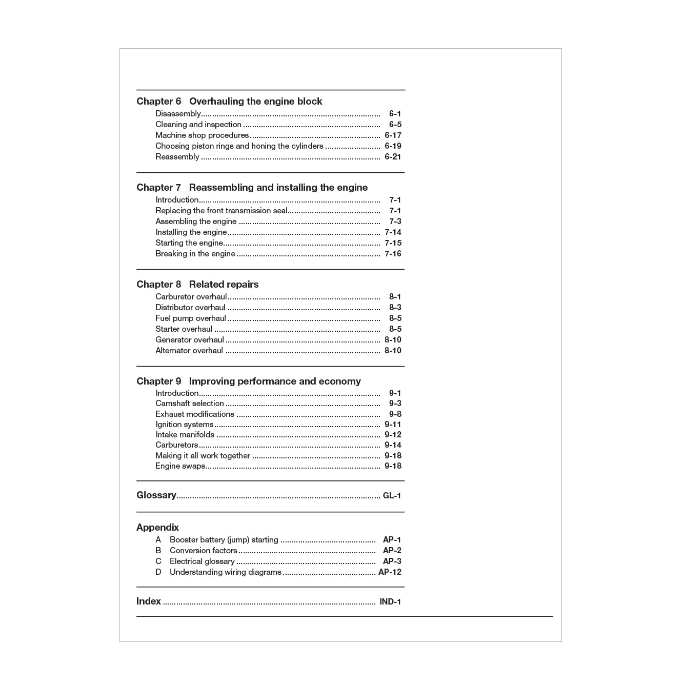 Chevrolet Engine Overhaul Haynes TECHBOOK