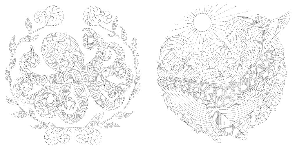 Millie Marotta's Secrets of the Sea: Pocket Colouring