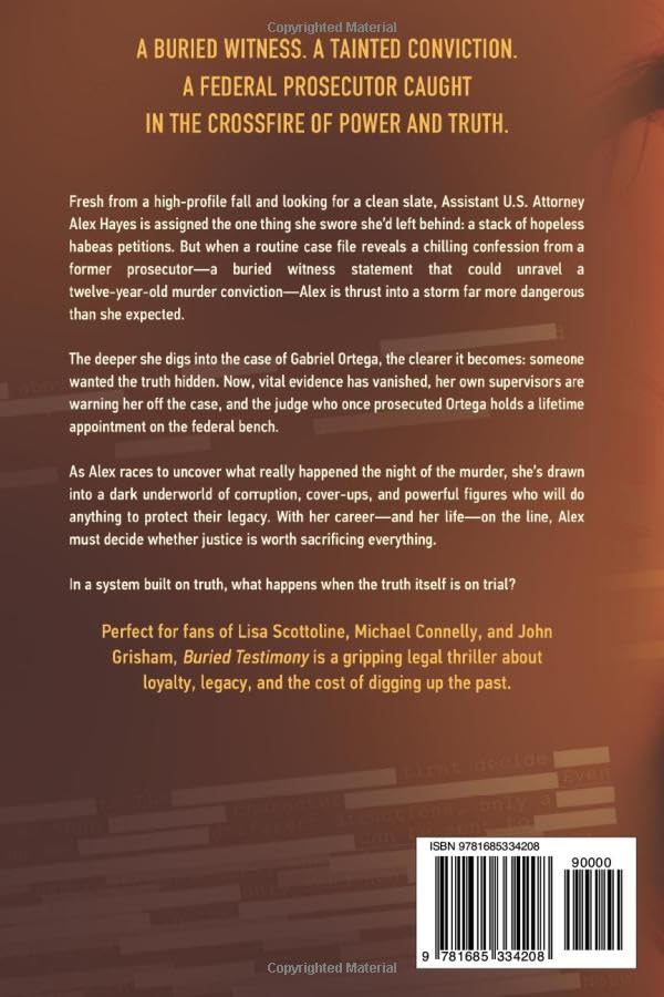 Buried Testimony (Alex Hayes Legal Thrillers)