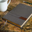 NIV, Thinline Bible, Large Print, Cloth Flexcover, Gray, Red Letter, Comfort Print