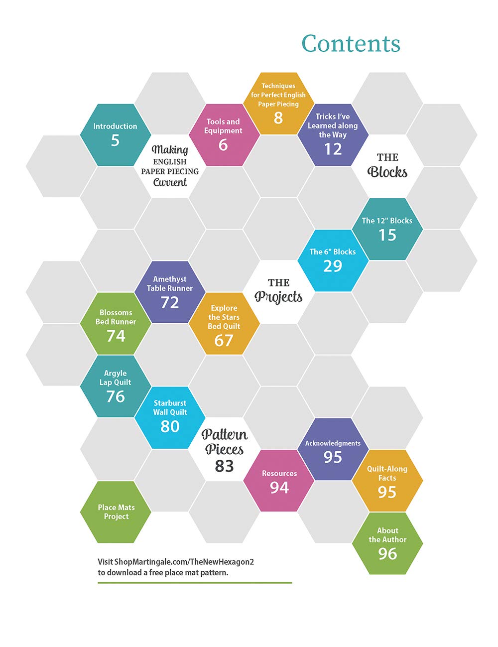 The New Hexagon 2: 52 More Blocks to English Paper Piece by