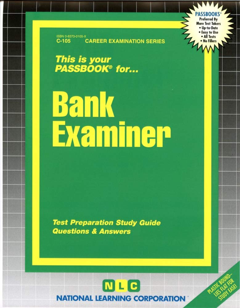 Bank Examiner(Passbooks) (Career Examination Series)