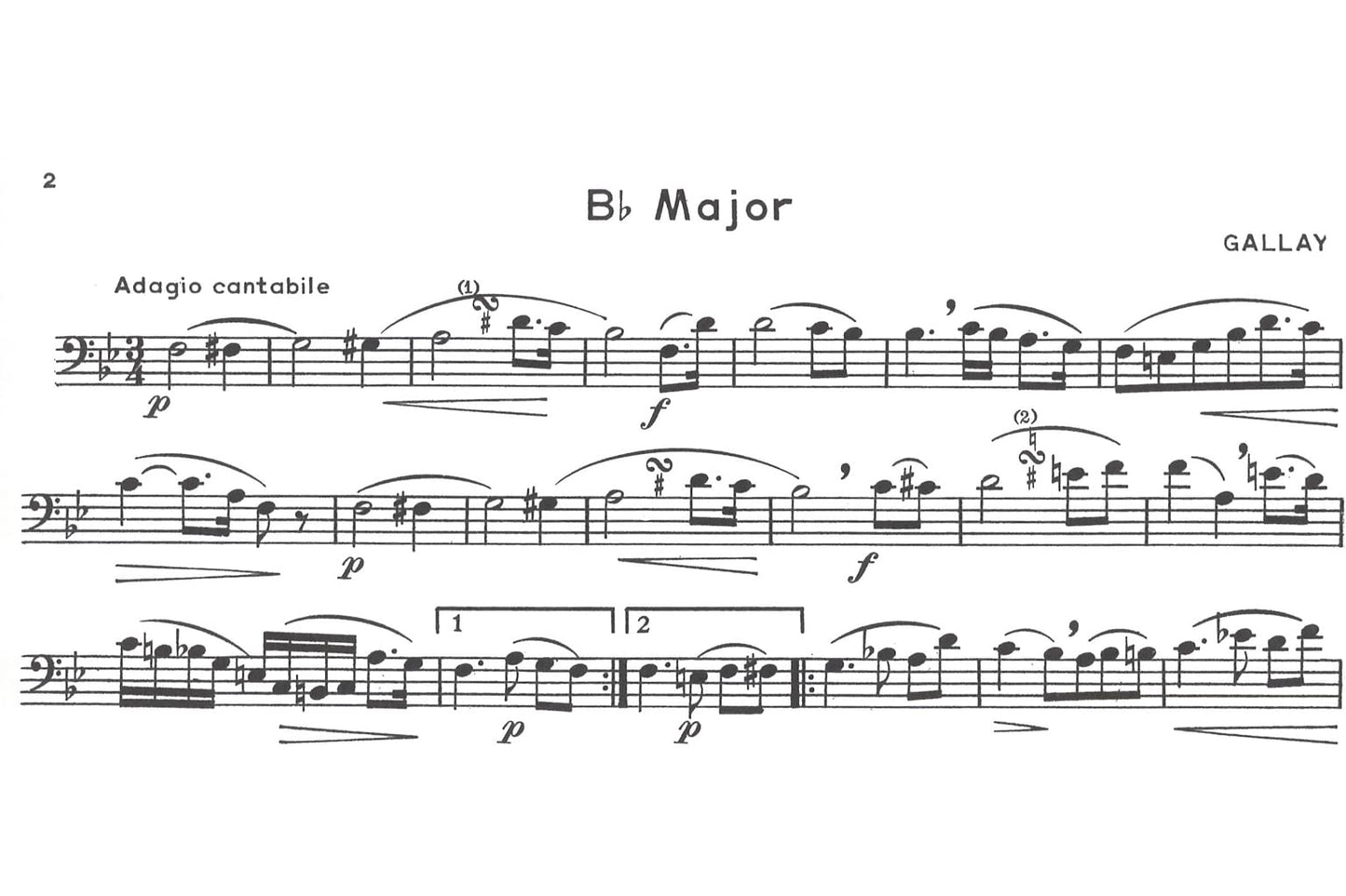 Selected Studies for Baritone BC  Advanced Brass Method Etude and Technique Book for Baritone Horn and Euphonium  Full-Page Key-Centered Studies with Scale and Arpeggio Exercises