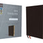 NIV, Thinline Bible, Large Print, Bonded Leather, Black, Red Letter, Comfort Print