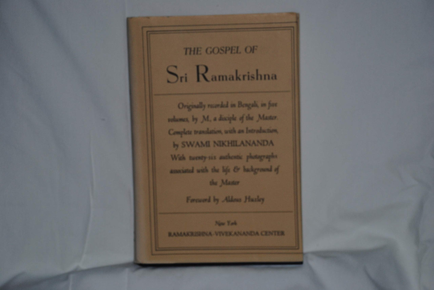 The Gospel of Sri Ramakrishna