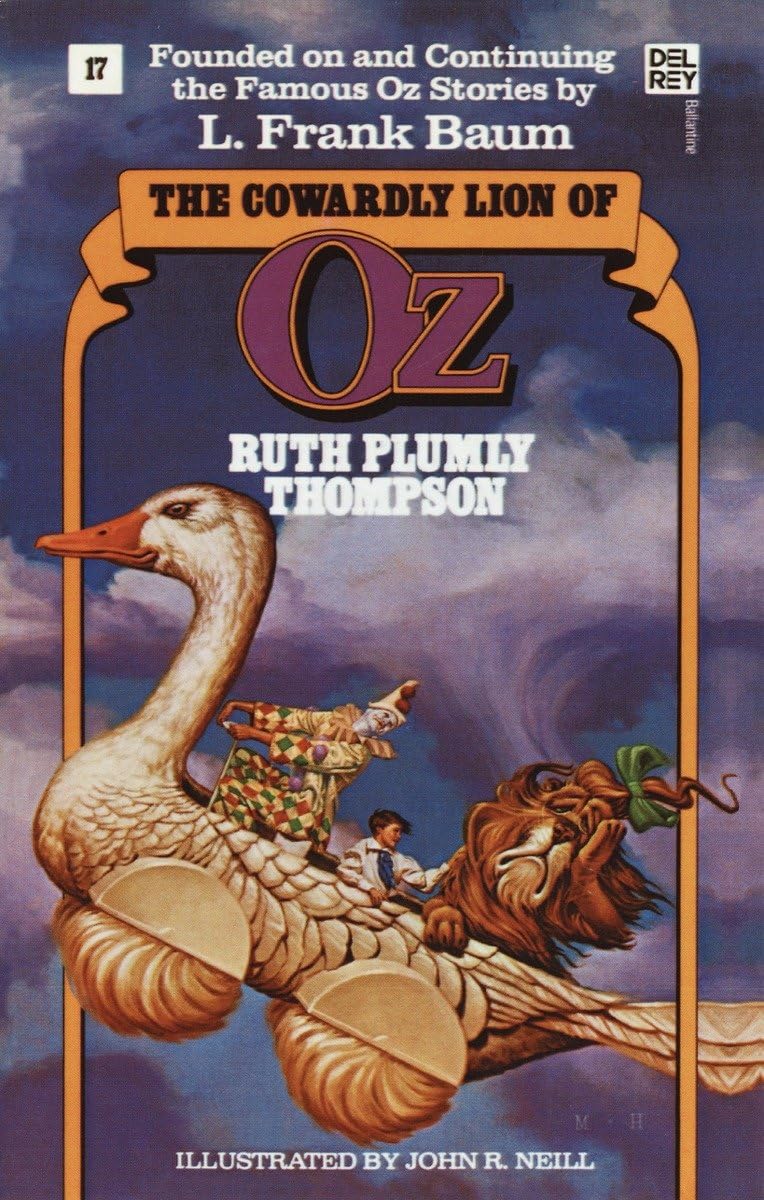 The Cowardly Lion of Oz (Wonderful Oz Books, No. 17) by Ruth