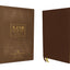 NASB, Thinline Bible, Genuine Leather, Buffalo, Brown, Red Letter, 1995 Text, Comfort Print