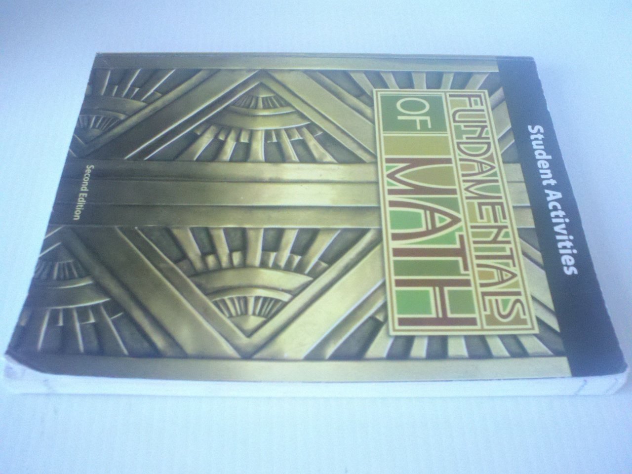 Fundamentals of Math Student Activity Manual 2nd Edition