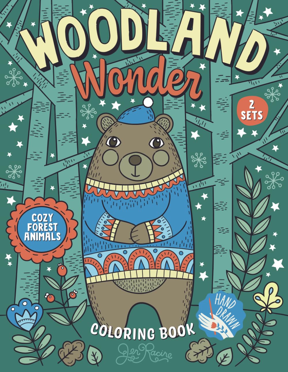 Woodland Wonder: Cozy Forest Animals Coloring Book