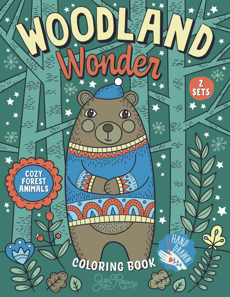 Woodland Wonder: Cozy Forest Animals Coloring Book