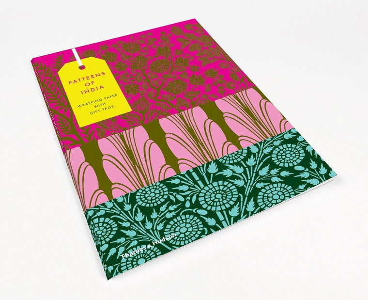 Patterns of India: 10 Sheets of Wrapping Paper with 12 Gift