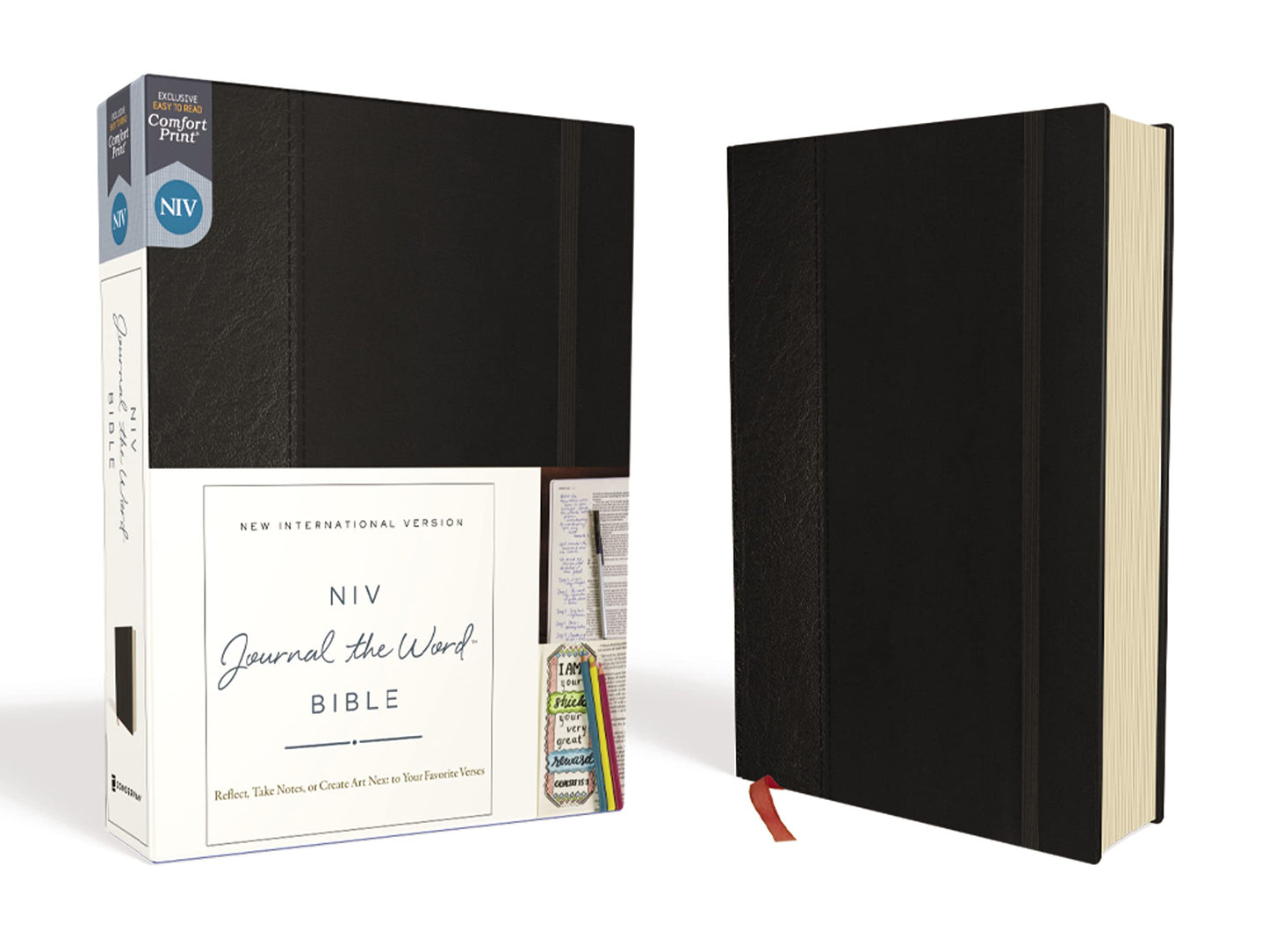 NIV, Journal the Word Bible (Note-Taking), Hardcover by Miakarts Books