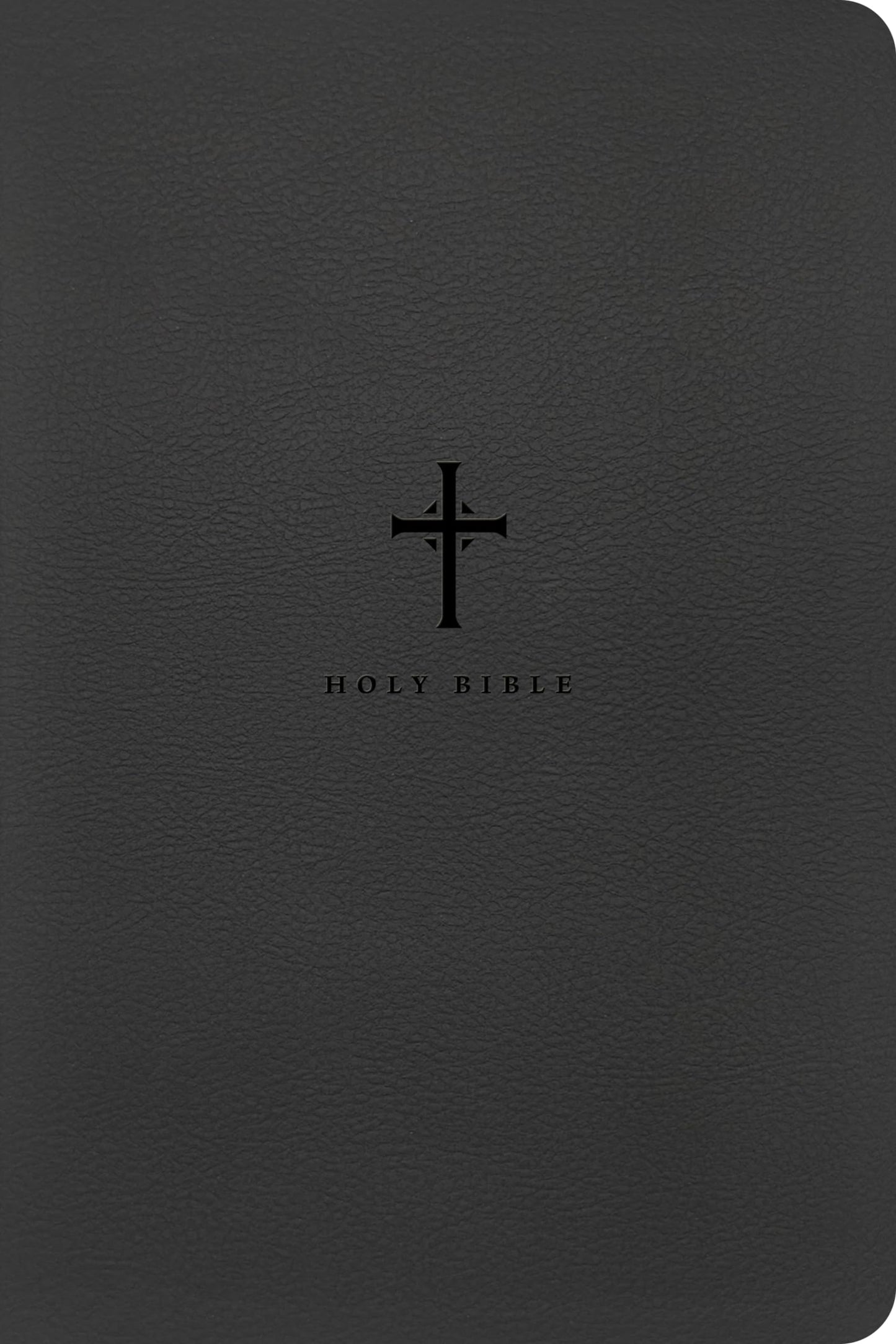 NLT Large Print Premium Value Thinline Bible, Filament Enabled (LeatherLike, Black Cross)