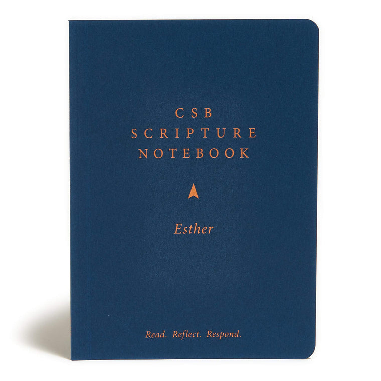CSB Scripture Notebook, Esther, Black Letter, Single-Column, Notetaking, Journaling Space, Sermon Series, Personal Study, Concise Format, Easy-to-Read Bible Serif Type